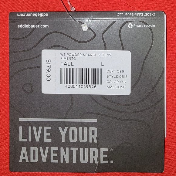 Eddie Bauer Insulated Winter Pant - Picture 3 of 4